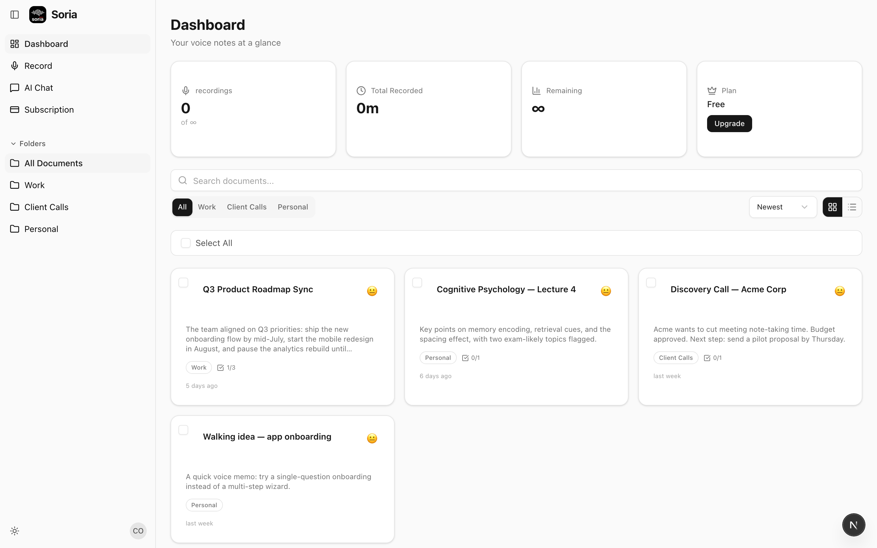 Why Soria? The AI Voice Notebook That Replaces Typing Notes